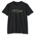 Alien Pulse Rifle T-Shirt 1 Aliens Pulse Rifle T-Shirt - Black