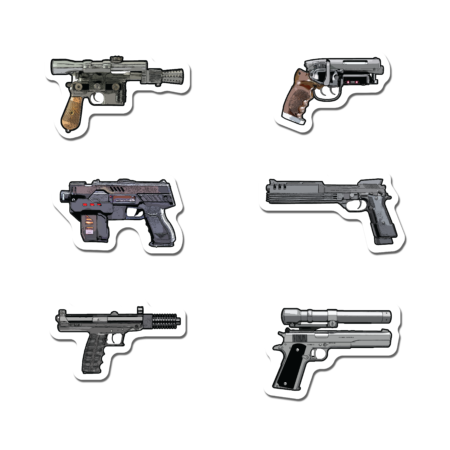 Sci-Fi Movie Pistol Pack