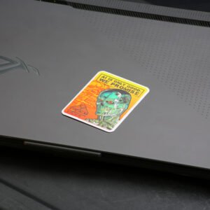 Terminator T-800 Loves AI Sticker