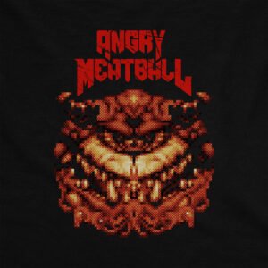 Doom Angry Meatball T-Shirt - Black